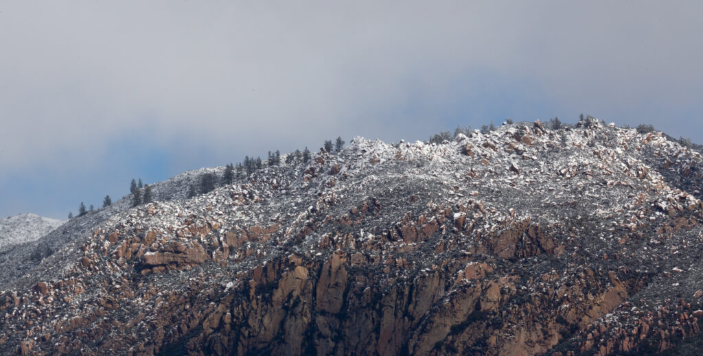 Snow Santa Barbara Mountains